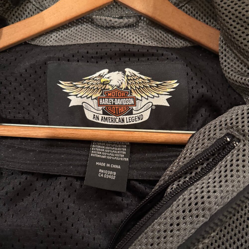 Authentic Harley Davidson Mesh Touring leather Jacket, XL, - Picture 6 of 9